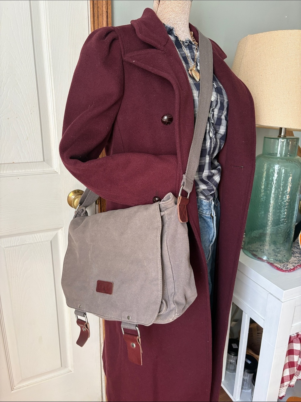 OXA Canvas over the shoulder bag